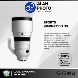Sigma 200mm F2 DG OS Sports Lens | Sigma Singapore Warranty