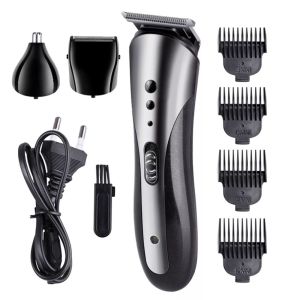 KEIMEI 5 IN 1 KM-1407 Durable Electric Hair Trimmer Beard Shaver Cutter Clipper Men Kit Face Groomer (SG SHOP)