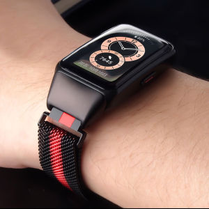 Metal Strap For Huawei Band 6 Minimalist Style Milanese Loop Metal Stainless Steel Magnet Strap Bracelet Replacement Wristband for Honor Band 6 Watchband New