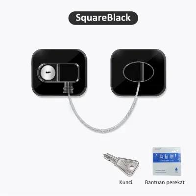 LAKOE Kunci Pengaman Laci Kunci Kulkas Pengaman Kunci Pengaman Jendela Kulkas Bayi