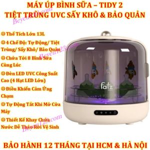 (TIDY 2) Máy úp bình sữa tiệt trùng UVC sấy khô và bảo quản Fatz Fatzbaby FB4613ZH MGG