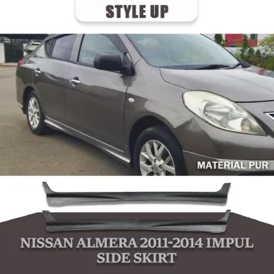 NISSAN ALMERA 2011-2014 IMPUL SIDE SKIRT 2011 2012 2013 2014 MATERIAL PUR WITHOUT PAINT