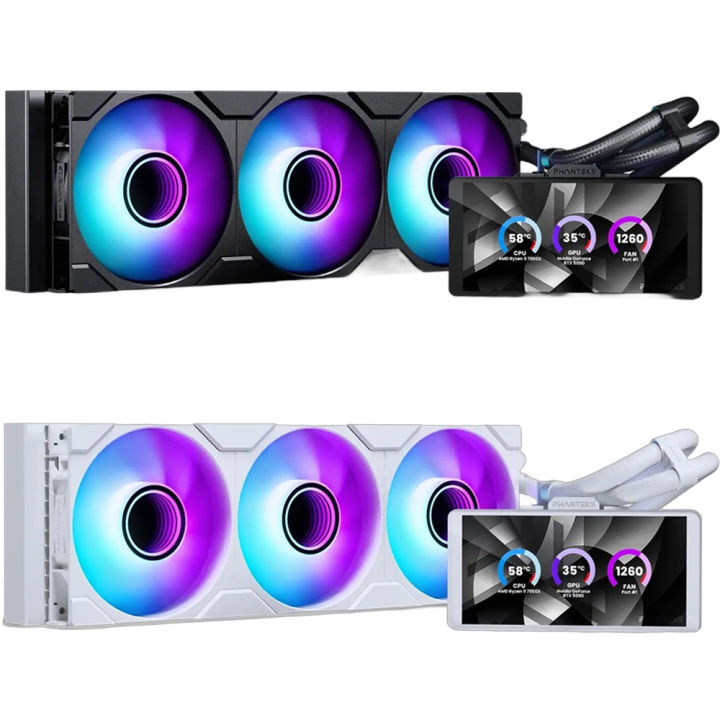 CPU%20LIQUID%20COOLER%20(%E0%B8%A3%E0%B8%B0%E0%B8%9A%E0%B8%9A%E0%B8%A3%E0%B8%B0%E0%B8%9A%E0%B8%B2%E0%B8%A2%E0%B8%84%E0%B8%A7%E0%B8%B2%E0%B8%A1%E0%B8%A3%E0%B9%89%E0%B8%AD%E0%B8%99%E0%B8%94%E0%B9%89%E0%B8%A7%E0%B8%A2%E0%B8%99%E0%B9%89%E0%B8%B3)%20PHANTEKS%20GLACIER%20ONE%20360M25%20LCD%20-%20Image%202