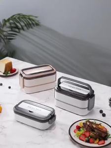 Mẫu Mới 304 Sinh Viên Mang Cơm Hộp Hộp Cơm Inox Nhân Viên Văn Phòng Sinh Viên 316 Hộp Cơm Giữ Nhiệt Gia Nhiệt Cầm Tay