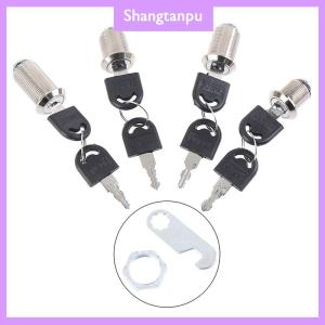 [shangtanpu] ฮาร์ดแวร์กระบอกล็อคประตูตู้กล่องจดหมายลิ้นชักล็อคตู้