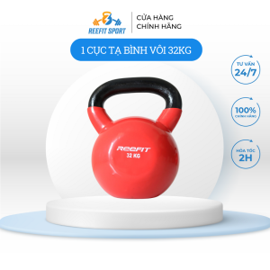 Tạ Bình Vôi Bọc Cao Su Cao Cấp 32kg Reefit Sport