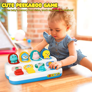 Baby Pop Up Whack a Mole Toy Learning Infant Toys for Sorting Colors and Animals for Girls Gifts Toddler Infant Toys