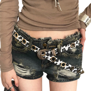 Versatiles Leopards Print Waist Belt Casual Business Waist Belt Durability Belt for Everyday and Party Wear