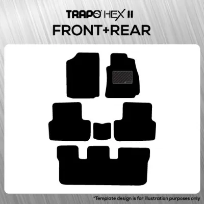 Trapo Car Mat for Kia Sorento 6 Seater Non-Hybrid (2020-Present)