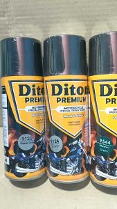Pilok Cat Diton Premium Paket Lengkap 4 Kaleng Mayfair Green Hijau Metalik 9544 Primer Grey 9120 Silver 9124 Clear Gloss 9128 400cc Pilox Paketan Cat Semprot Special Spray Paint