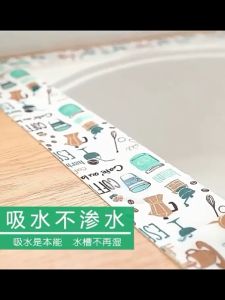 Sink Water Absorption Tape Anti-Mildew Absorbent Stickers Bathtub Corner Sealant Tape 自粘防水贴