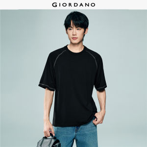 Giordano Beau Monde Men Men Round Neck T-Shirt Free Shipping 13026326