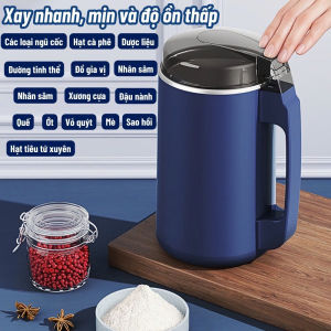 Máy Xay Hạt Khô Đa Năng Công Suất 300W Xay Bột Ngũ Cốc Cafe Thảo Dược Các Loại Hạt Cực Nhanh Dễ Dàng Vệ Sinh