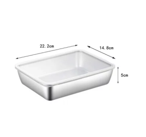 Kotak sayur buah Container makanan stenlis Tipis/ Food pan / Loyang serbaguna / Foodpan Wadah makanan