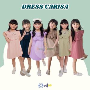 Dress Anak Carisa Smilee Mix Warna Size 1 sampai 5 Tahun