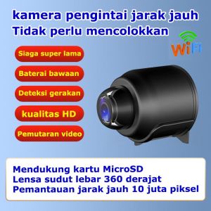 Kamera tersembunyi berbentuk baut 1080P HD kamera pengintai vlog mini cctv