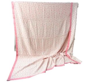 Japanese Gauze Blanket 100% Cotton 200cmX230cm Three Layer Bed Blanket (Pink)