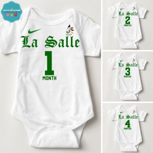 Baby Monthly Onesies - Basketball Jersey UAAP - DLSU