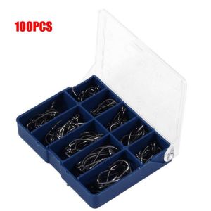 500 cái Bộ Lưỡi Câu Cá câu cá bằng ruồi nhân tạo móc cá chép thép gai Chất lượng cao thép carbon vòng tròn duy nhất fishhook nước mặn nước ngọt Đồ Câu Cá Biển bánh