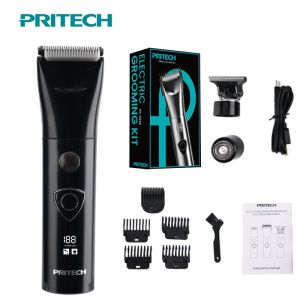 Pritech brand 2025 new professional multifunctional electric hair clipper 3-in-1 shaver hair clipper mens shaving and hairdressing