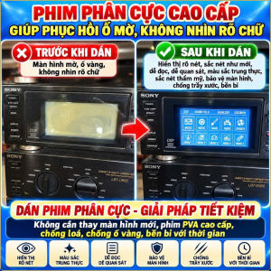 Phim Phân Cực Màn Hình Dàn Âm Thanh Cổ – Phục Hồi Hiển Thị Dễ Quan Sát