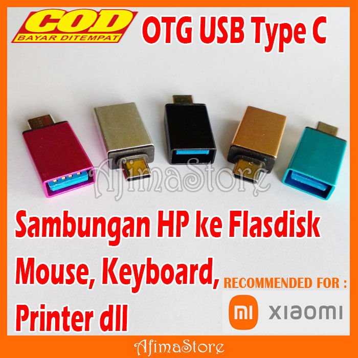 Sambungan OTG USB Type C untuk HP XIAOMI MI 15 14 13 12 11 10 9 PRO REDMI 15C 14C 13C 12C 10C 9C 9A A5 A4 A3 NOTE PAD Sambungan Ponsel Android ke Flashdisk Mouse Keyboard Flasdisk Printer Barcode Scanner Bluetooth Stick Game Controller