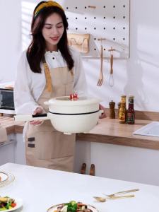 Electric Frying Pan Cooking Dormitory Large Capacity Multi-Functional Household Electric Caldron One Hot Pot