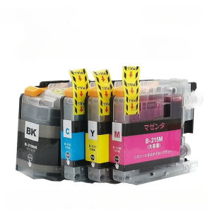 Compatible LC219BK LC215XLC LC215XLM LC215XLY Ink Cartridges Replacement for Brother MFC‑J5620CDW MFC‑J5720CDW MFC‑J5820DN DCP‑J4220N‑B/W MFC‑J4720N Printers Black 58ML C/M/Y 15ML Each 2‑Year Shelf‑Life