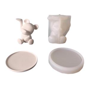 Thực tế mềm mại và mạnh mẽ tay gấu Khuôn Silicone để làm sáng tạo lưu trữ khay nhà tổ chức hàng ngày sử dụng bình thường