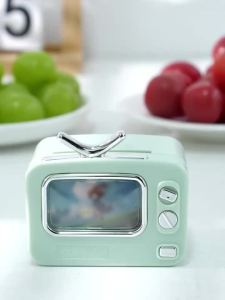 1 Toothpick Holder with 1 Pack of Toothpicks    Retro TV Design Multi-Colored Automatic Pop-up Dispenser Ideal for Bedroom Dresser and Vanity Decor Kitchen and Dining Suitable for Christmas Black Friday Cyber Monday