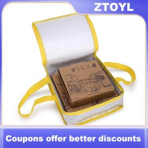 【ZTOYL】 Portable Drink Storage Food Thermal Delivery Carrier Pizza Delivery Bag Cooler Bag Ice Pack Insulation Bag