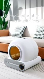 Automatic Smart Cat Litter Box Self Cleaning Fully Enclosed Cat Litter Box With Apps Control Tempat Tandas Kucing Toilet
