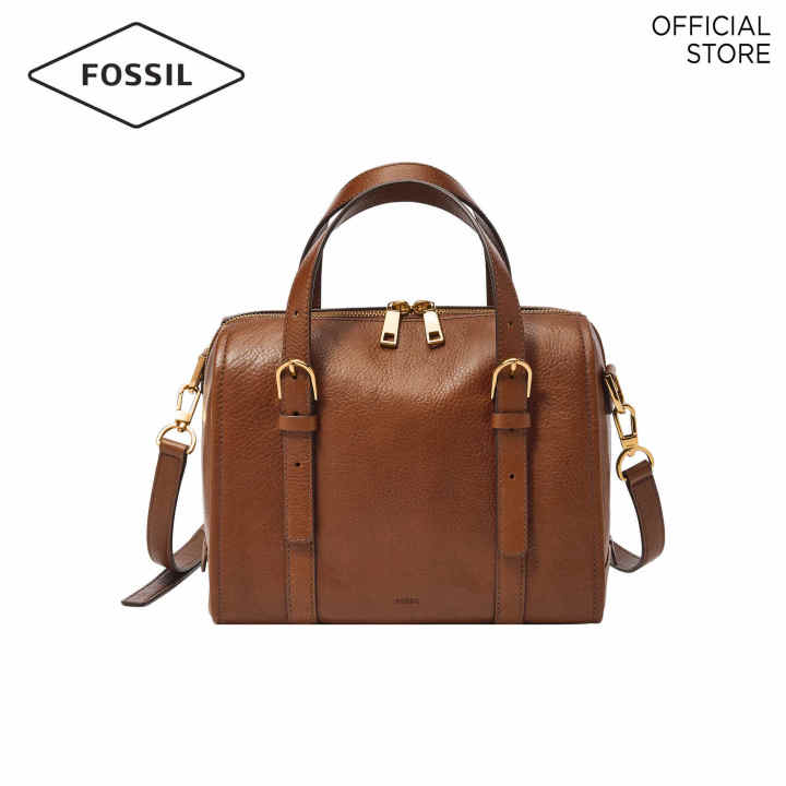 Fossil Carlie Brown Satchel Bag ZB1772200 Lazada