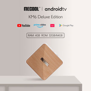 Mecool KM6 Android 10.0 TV Box Amlogic S905X4 4K Quad Core Cortex A55 Deluxe Wifi 6 Bluetooth 5.0 AV1 16GB 32GB 64GB 1000M Smart Media Player Support Voice Assistant Hot Sale Set Top Box