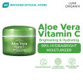 LUXE ORGANIX  Aloe Vera Vitamin C 97% Hydra Bright Moisturizer 50g. 