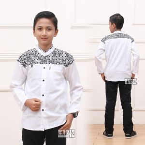 BAJU KOKO PRIA DEWASA LENGAN PANJANG SLIMFIT KOMBINASI BATIK TERBARU