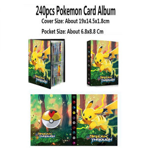 400PCS Buku Album Kartu Pokemon/Buku Album Holder Kartu Game/Buku Album Holder Kartu Pokemon  432/240 Pokemon Cards Album Book