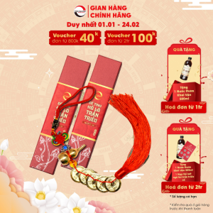 Đế Tinh Trần Triều Mạ Vàng 18k - Phong Thuỷ Tam Nguyên - Trấn trạch chiêu tài kích lộc chiêu quý nhân