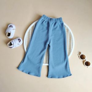 Cozie Knit Pants Celana Highwaist Panjang Anak Usia 1-6 Tahun Kulot Rib Premium Celana Korean Style