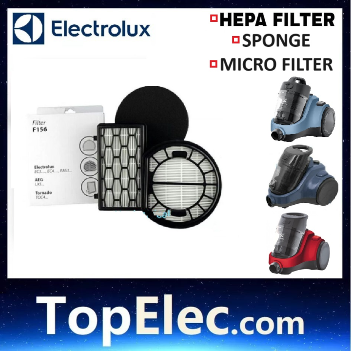 Kit De Filtre Lavable Pour Aspirateur Electrolux EC31-4BB, EC41-2DB, EC41-6CR, EC31-2BB | 1 Ou 2 Ensembles | Capte Particules Fines Et Allergènes