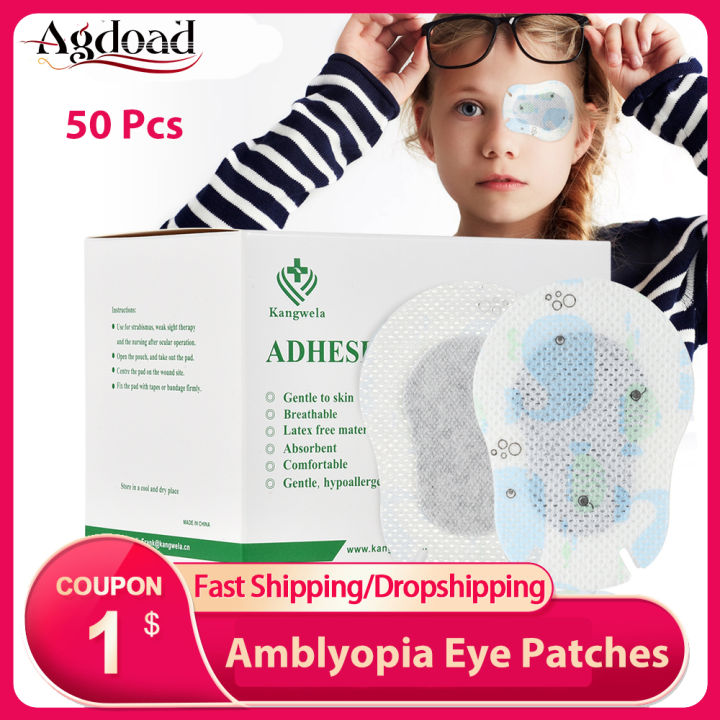 Agdoad 50Pcs Amblyopia Training Eye Patches Children Eye Patch Child ...