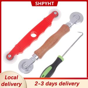[COD] SHPYHT Local delivery Ship within 24 hours 3Pcs Window Install Tools Press Screen Pulley Roller Repair Tools Window Screen Accessories Screen Door Mesh Pressing Wheel Kit