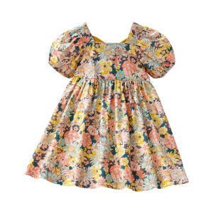 Twinkle Margie Dress Anak Perempuan Import Casual Bunga Flowery Dress Summer 2025 New Nets