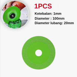 3 Pcs Disk Roda Gergaji Pemotong Kaca Keramik Marmer Ukuran 4 Inch 100mm