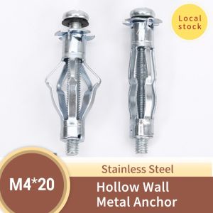 [Local ready stock] M4*38 【1 pc】 - Hollow Wall Metal Anchor Plasterboard Drywall Cavity Plug Heavy duty