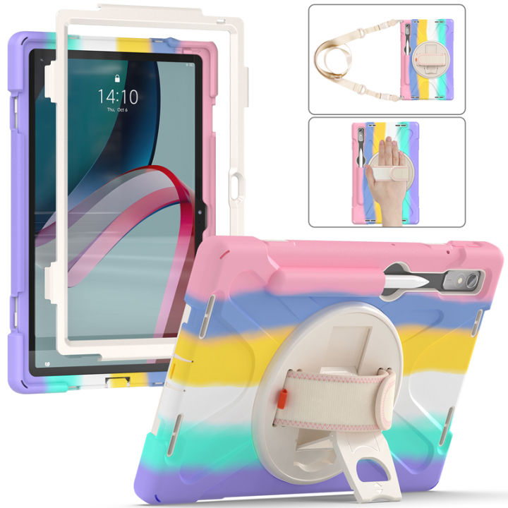 FINTIE Custodia per Lenovo Tab M10 (3a Gen) 10.1 2022 TB-328 - Sottile Leggera Case Protettiva Cover con Auto Sonno/Sveglia per Lenovo M10 (3a Generazione) 25,7 cm 10.1, Nero