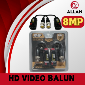 Allan 8MP HD Video Balun For CCTV