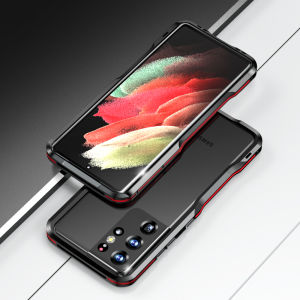 ชั้นกันกระแทกโทรศัพท์ LUPHIE สำหรับ Samsung Galaxy S25 S23 S24 S22พิเศษ S21พิเศษเคส S21พิเศษพร้อมกรอบโลหะอลูมิเนียมหรูหรา