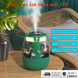 Máy phun sương tạo ẩm không khí thông minh J10 J20 dung tích 2L đèn UV làm sạch nguồn nước có đèn ngủ hiển thị độ ẩm
