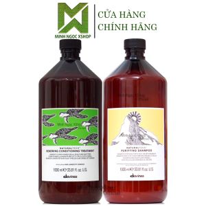 Combo dầu gội chống gàu Davines Purifying và dầu xả trường thọ Renewing 250ML - 1000ML chính hãng
